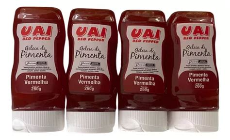 Kit Geleias De Pimenta Vermelha Agridoce Uai G Cada Parcelamento