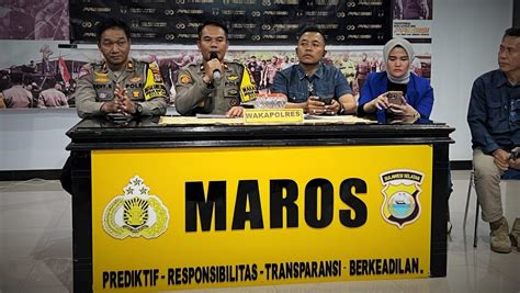 Kompol Alamsyah Sampaikan Rilis Akhir Tahun Polres Maros 81 1 Kasus