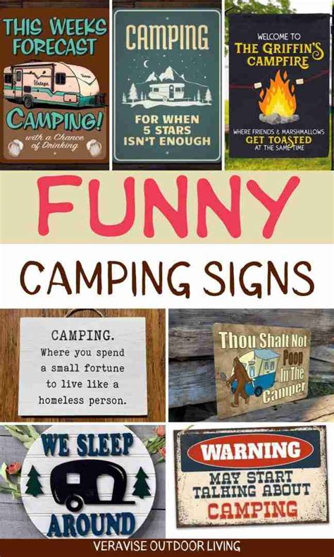 Funny Camping Signs That Will Have You Giggling On Camp