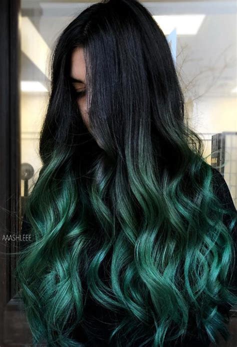 63 Offbeat Green Hair Color Ideas To Inspire Green Hair Dye Dark