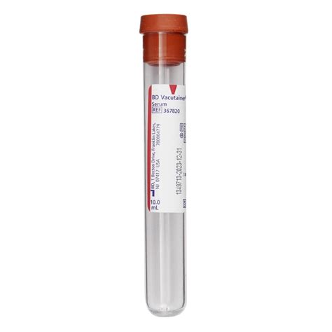 BD Vacutainer Plus Plastic Serum Tubes Innovamed Industries