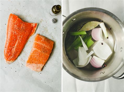 Poached Salmon with Cucumber Salsa - Not Without Salt