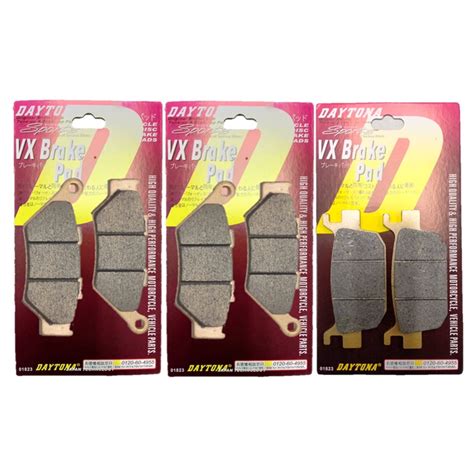 Benelli Trk X Brake Pads Set Touring Fr Nt Rear Daytona Type