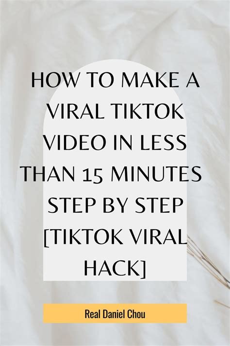 How To Make A Viral Tiktok Video In Than Than 15 Minutes Step By Step Tiktok Viral Hack