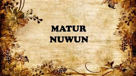 Pin By Ndaru Isti On Matur Nuwun Gambar