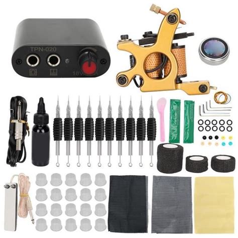 Cuque Kit De Machine Tatouer Kit Complet De Machine Tatouer Wrap