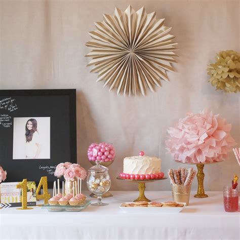 How To Create An Easy But Gorgeous Pink And Gold Graduation Party Endlessly Inspired