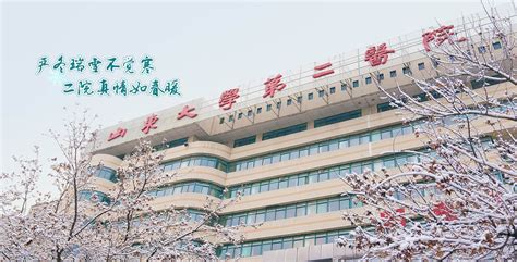 严冬瑞雪不觉寒 二院真情如春暖 图志 山东大学第二医院 第二临床学院