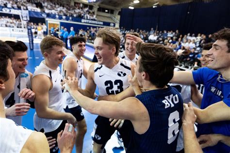 No 12 BYU Mens Volleyball Upsets No 6 UC Irvine In Five Sets News