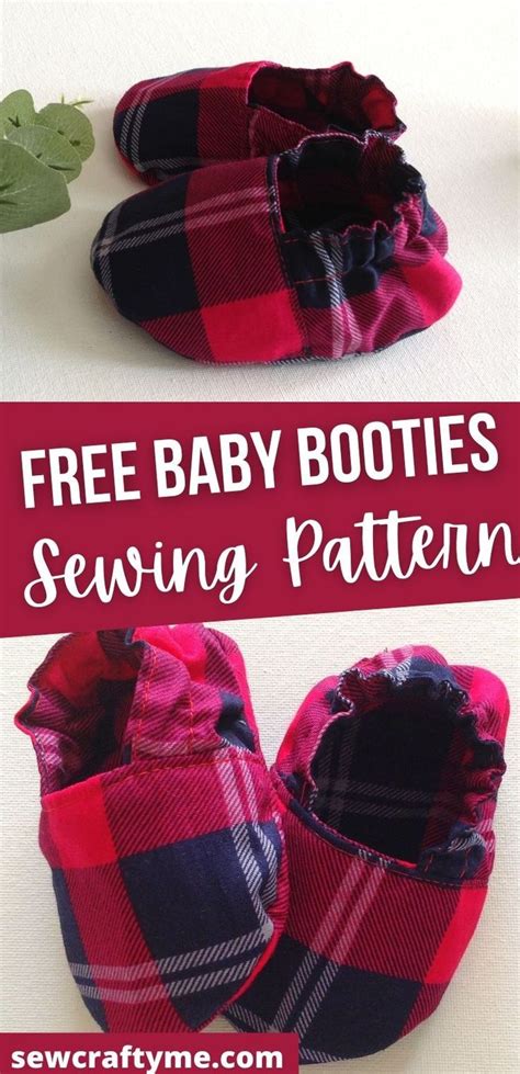 Free Baby Booties Sewing Pattern Sewing Baby Clothes Baby Sewing