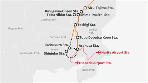 Access Information Nikko Kinugawa Onsen Aizu Tobu Railway