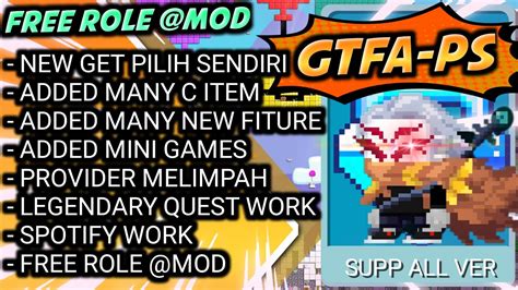 GAMPANG KAYA ABANGKUHBEST GTPS FRESH SERVER GTPS FREE ROLE MODS