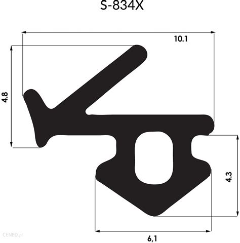 Akcesoria Do Okna Dq Pp Uszczelka Do Okien Pcv Veka S 834X 50M Opinie