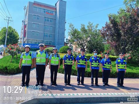 济宁市城市管理局 城管综合执法 执法监察八大队联合交警部门开展市容秩序专项整治