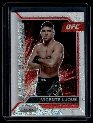 Ufc Panini Prizm White Sparkle Bonus Machines Insert Ssp Vicente