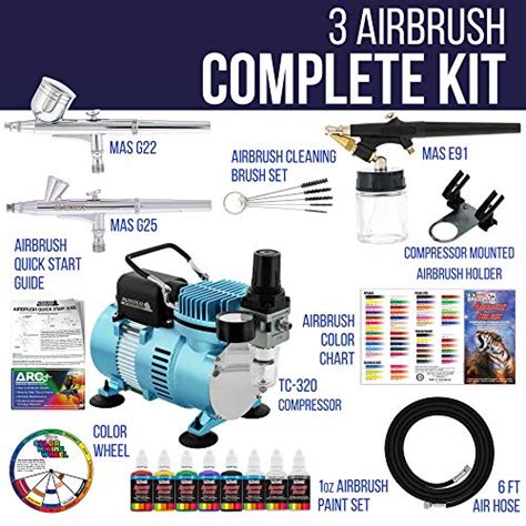 Master Airbrush Cool Runner Ii Dual Fan Air Compressor Professional