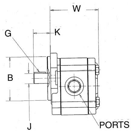 CONCENTRIC Pump Hydraulic Gear 1800290 Zoro