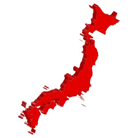 3d Perspective Of Japan Free Svg