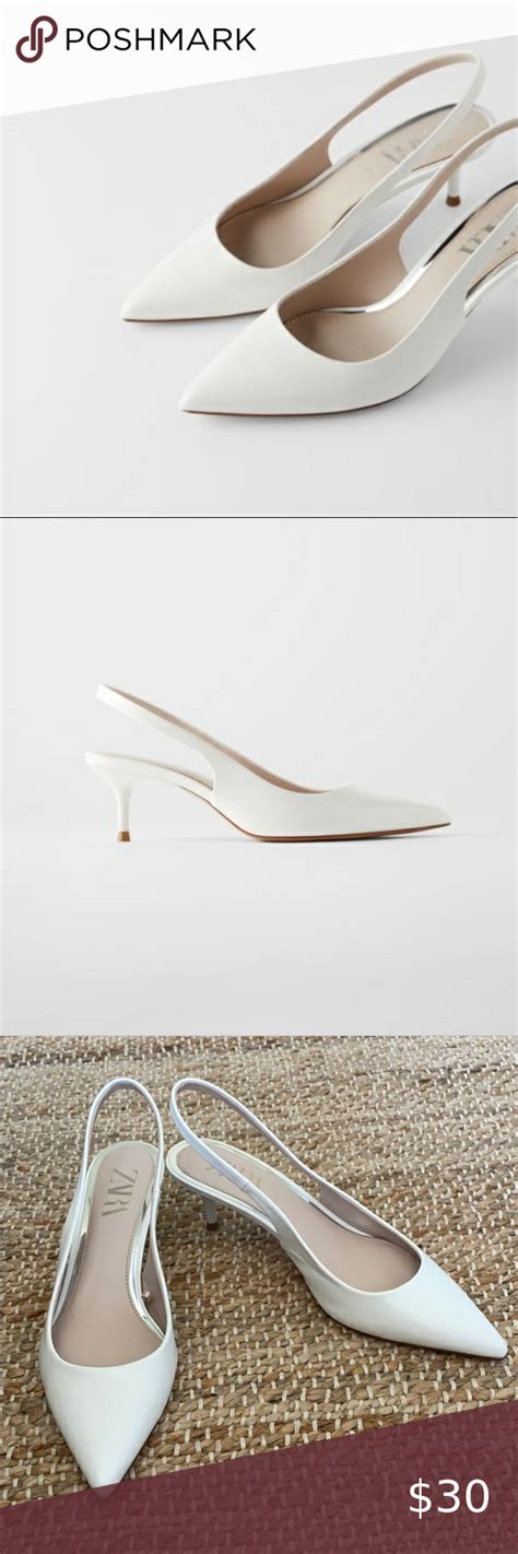 Zara Slingback Kitten Heel Kitten Heels Slingback Shoes Women Heels