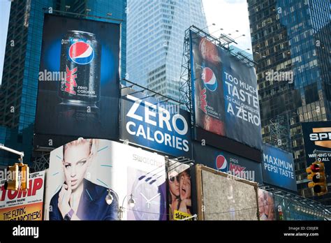 Pepsi Max Advertising Billboard In Hi Res Stock Photography And Images