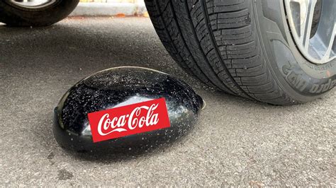 Experiment Car Vs Coca Cola In Condom Crushing Crunchy Soft Things