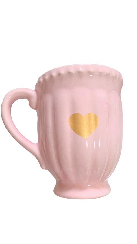 Taza Vintage Corazón Gold Tienda De Tazas