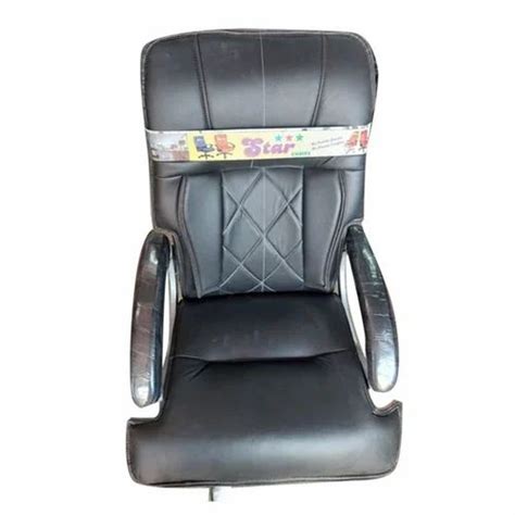 Rexine High Back Black Boss Office Chair Fixed Arm At Rs In New Delhi