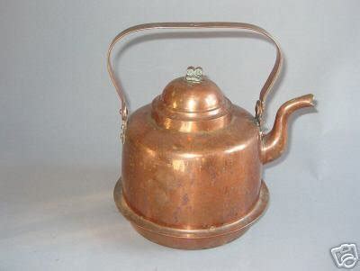 Antique Swedish Copper Tea Kettle Liters Skultuna