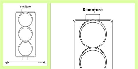 Ficha Semáforo Para Colorear Twinkl Teacher Made