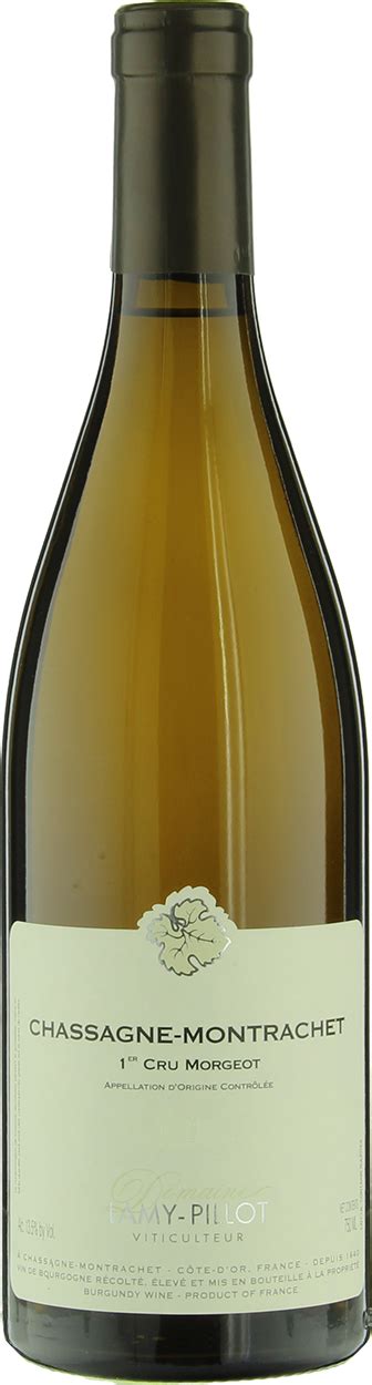 Вино Domaine Lamy Pillot Chassagne Montrachet 1 er Cru Morgeot купить