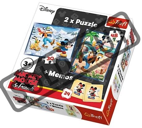 Trefl Puzzle Mickey Mouse A Kamar Di D Lk Pexeso Puzzle