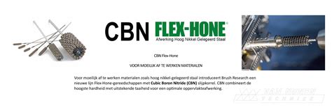 Hoongereedschap Flex Hone Industriele Borstels Van Nunen Techniek