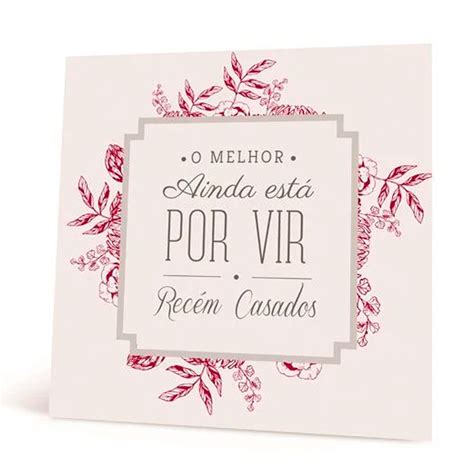 Placa de Papel Recém Casados O melhor ainda esta por vir 1 unidade