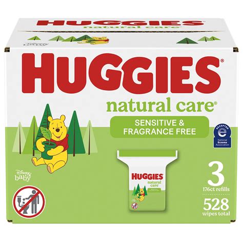 Snapklik Huggies Natural Care Sensitive Baby Wipes Unscented