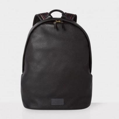 Paul Smith Men S Black City Webbing Backpack Bolsos