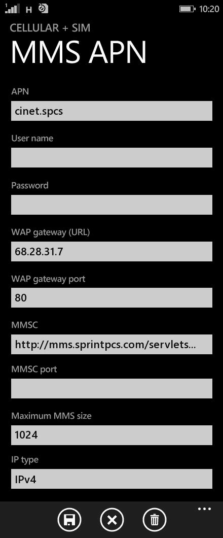 Fix Lumia Mms Apn Settings Removed