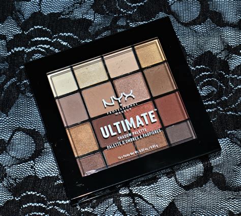 NYX Ultimate Shadow Palette Lidschatten 16 wunderschöne Farbnuancen