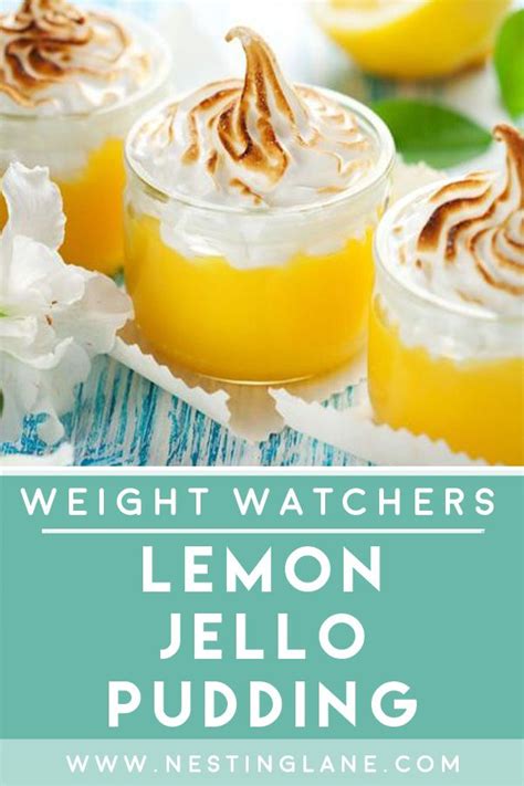 Weight Watchers Lemon Jello Pudding Recipe An Easy And Refreshing Guilt Free Des Sugar Free