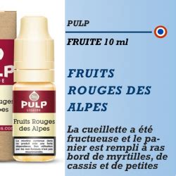 E Liquide FRUITS ROUGES Des ALPES De PULP Eliquide Saveur Fruit