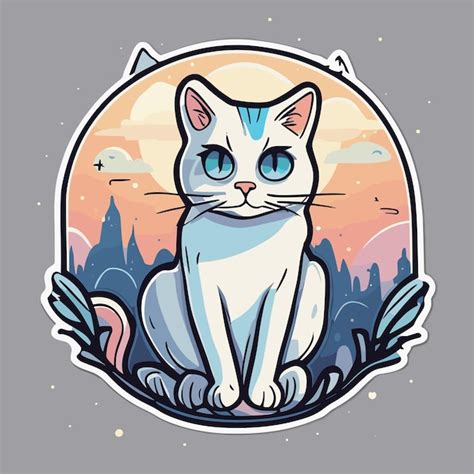 Premium Vector Space Cat