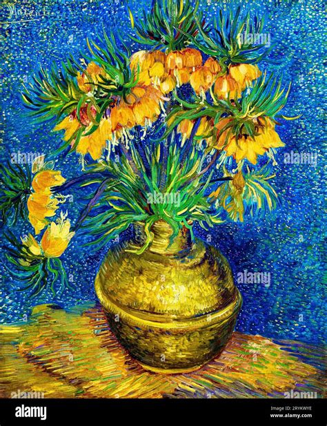 Vincent Van Gogh S Imperial Fritillaries In A Copper Vase Famous Still