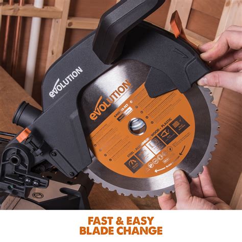 Evolution R Sms Pro Sliding Mitre Saw Mm V C W Multi Material