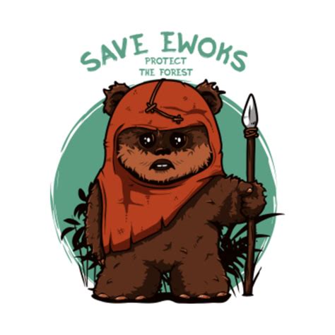 Save Ewoks Forest Long Sleeve T Shirt Teepublic