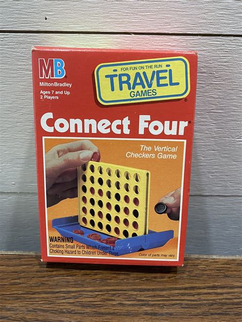Vintage MILTON BRADLEY 1989 "TRAVEL CONNECT FOUR" | eBay