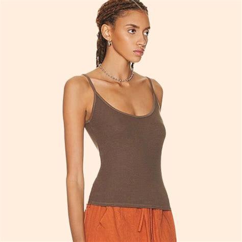 Enza Costa Tops Enza Costa Stretch Silk Rib Tank Poshmark