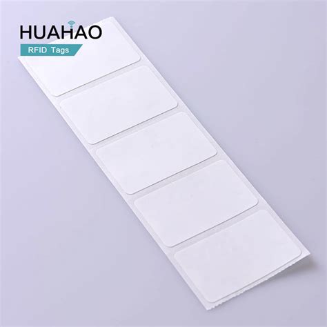 Huahao Manufacturer Custom UHF Paper Ucode 8 Chip RFID Sticker For