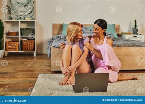 A Lesbian Couple Shares A Loving Stock Image Image Of Lgbt Happy 335509501