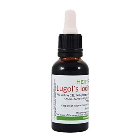 7 Lugols Iodine Solution 1 Oz 30 Ml 21 Lugols Liquid Formulation Made