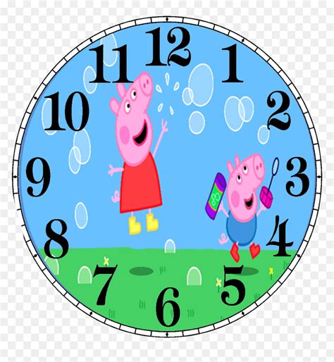 Clock Face Png Transparent , Png Download - Clipart Cartoon Clock Face ...