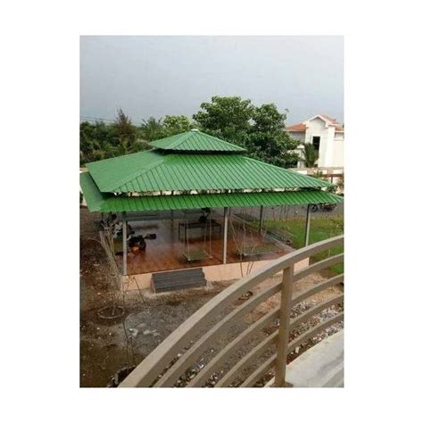 Farmhouse Metal Roofing Sheet Gazebo In Surat Ganga Steel